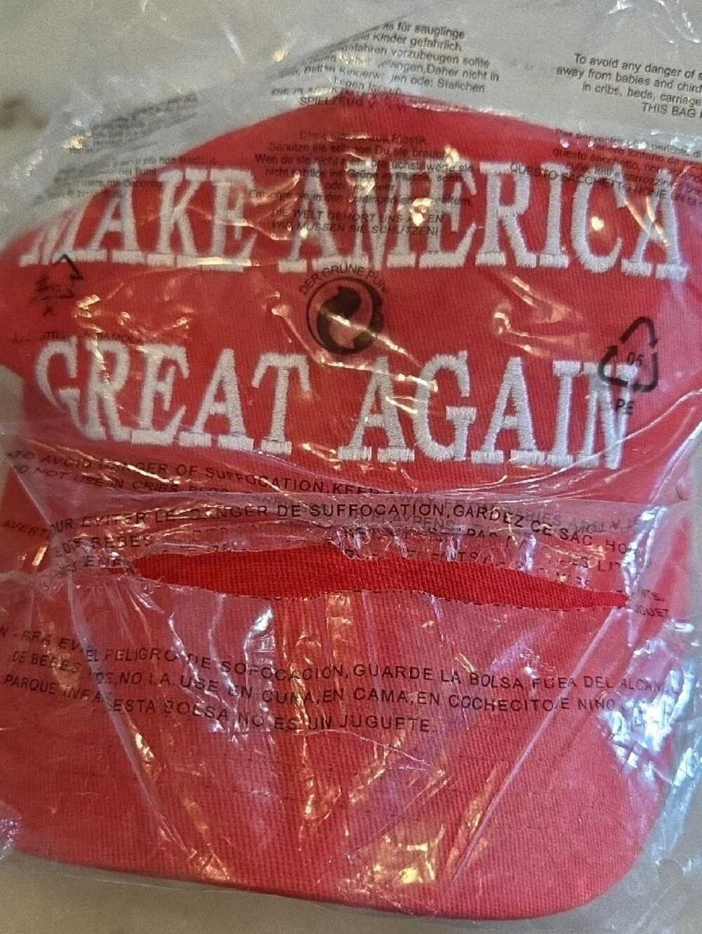 Red 'Make America Great Again' Baseball Cap - Unbranded